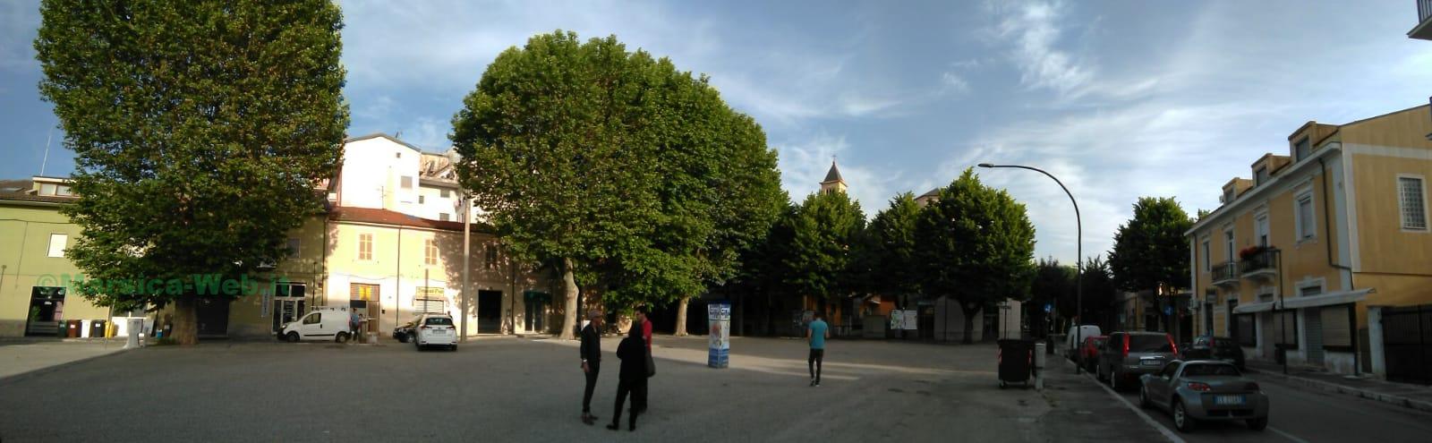 AVEZZANO. PIAZZA DEL MERCATO. ELIGI E FEDELE (M5S): «DOMANI INCONTREREMO IL COMMISSARIO PASSEROTTI» 5 LAVORI PIAZZA MERCATO 11 GIUGNO 2019 3
