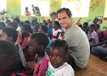 roger federer makes emotional claim about zambia s charity activity