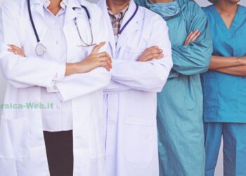 Doctors and Nurses coordinate hands. Concept Teamwork