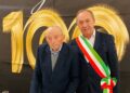 Eugenio Di Donato Manoppello 100 anni con il sindaco Giorgio De Luca
