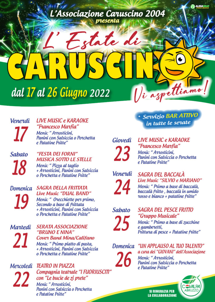 locandina estate Caruscino