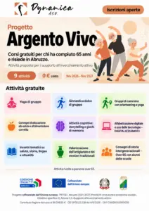ARGENTO VIVO, AL VIA A TAGLIACOZZO E MAGLIANO IL PROGETTO DEDICATO AL BENESSERE DEGLI OVER65 4 Programma attivita progetto Argento Vivo