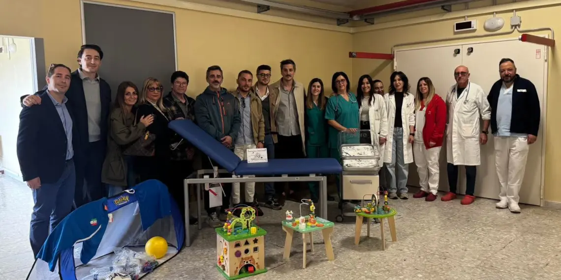 gli amici di frabby dono pediatria