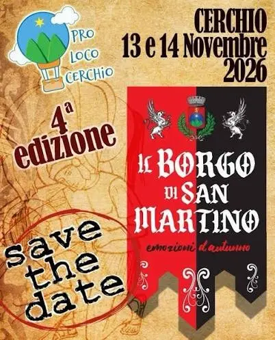 Cerchio, il 13 e 14 novembre torna Borgo San Martino 1 il borgo di san martino cerchio